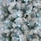 7.5ft. Pre-Lit Snowy Comet Slim Blue Artificial Christmas Tree, Cool White LED Lights